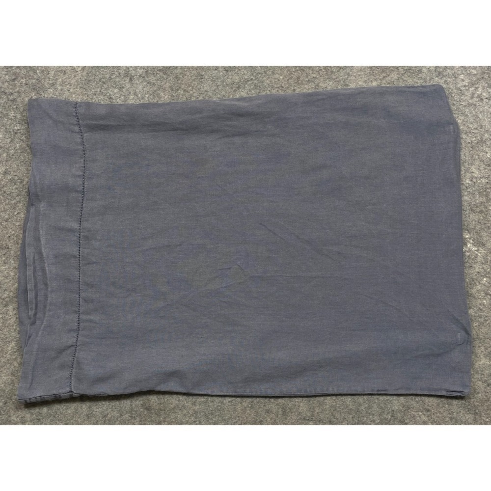 The Citizenry Stonewashed French Linen Standard Pillow Sham Gray Bedding